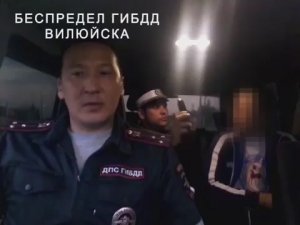 В Якутии гаишники избили нетрезвого водителя