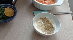 ЛОСОСЬ со сливками в духовке.