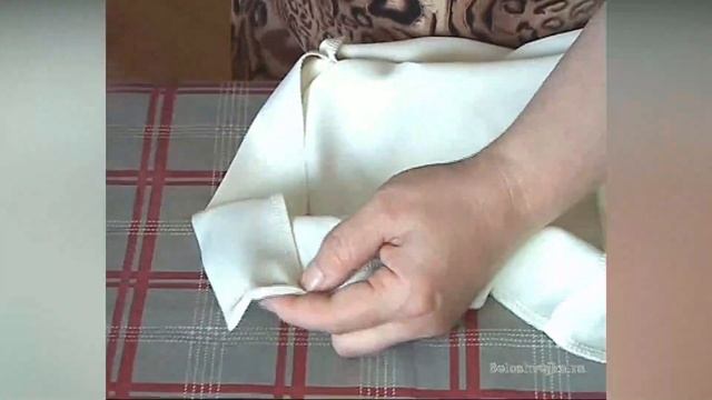 Наметывание низа юбки. Обработка низа юбки со шлицей. МК - Как сшить юбку