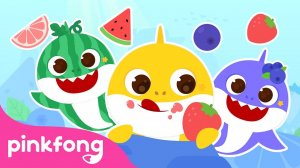Baby Shark Turns into a Fruit?! | Baby Shark Colors Fruit Transformation | Story for Kids | Pinkfon