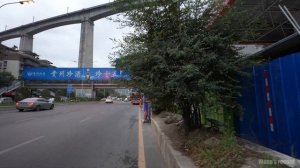 [4K]Walking in Guiyang Huaguoyuan W1 area, through buildings and overpasses