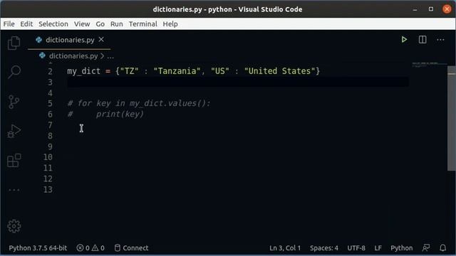 Dictionaries in Python