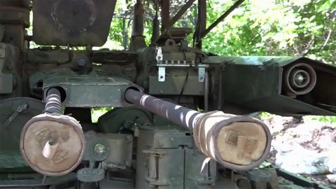 В зоне СВО танкистов прикрывает боевая машина поддержки "Терминатор"