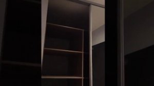 Безрамочный зеркальный шкаф купе с врезанной в паркет направляющей ( Стоимость 54.000)