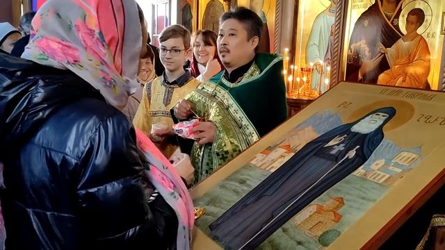 Икона преп.Гавриила Самтаврийского в Краснодаре смотреть онлайн