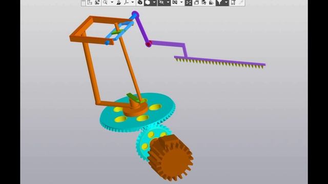 Видеоролик о необычном приводе сабельной пилы в Компасе 3D смотреть онлайн