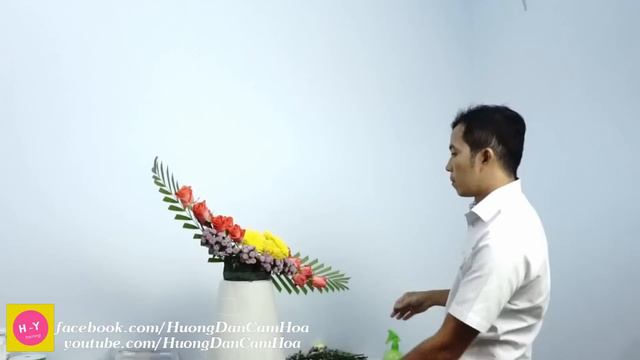 How to arrange altar flowers |Rose mix Yellow Chrysanthemum|Ep 221 смотреть онлайн