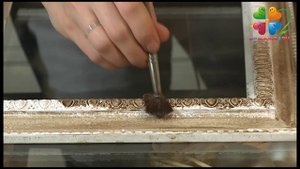 Как сделать состаренную раму для картины