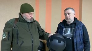 Доставили от Госкорпорации «Роскосмос» 50 тактических кевларовых бронешлемов на передовую.