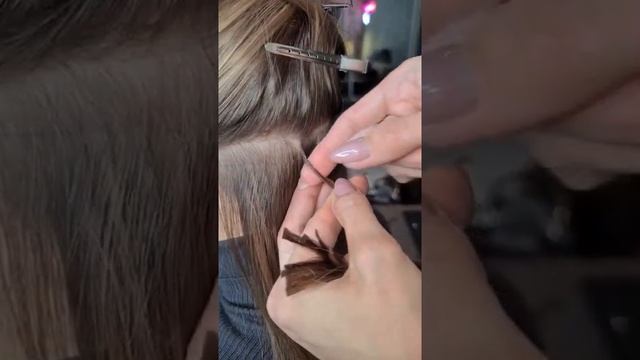 Наращивание волос капсулами смотреть онлайн