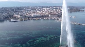 Фонтан Же-До в Женеве Щвейцария