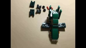 ? #lego STEGOSAUR from dinosaur - Динозавр превращается в СТЕГОЗАВРА 31058  LEGO creator 31058