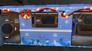 москва метро новогодний поезд