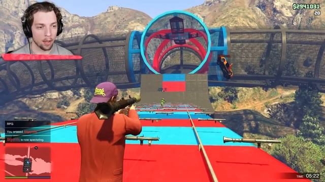 RPG vs ARMOURED CARS + PLANES! (GTA 5) смотреть онлайн