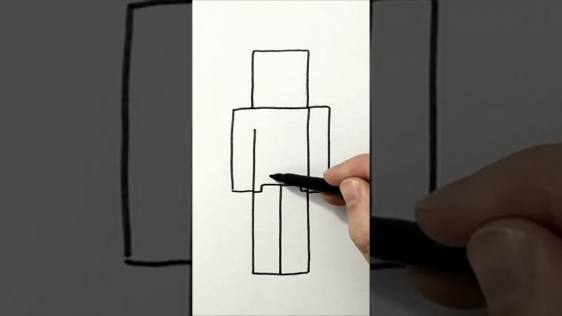 Как нарисовать Алекс из Майнкрафта | How To Draw Alex from Minecraft  #minecraft