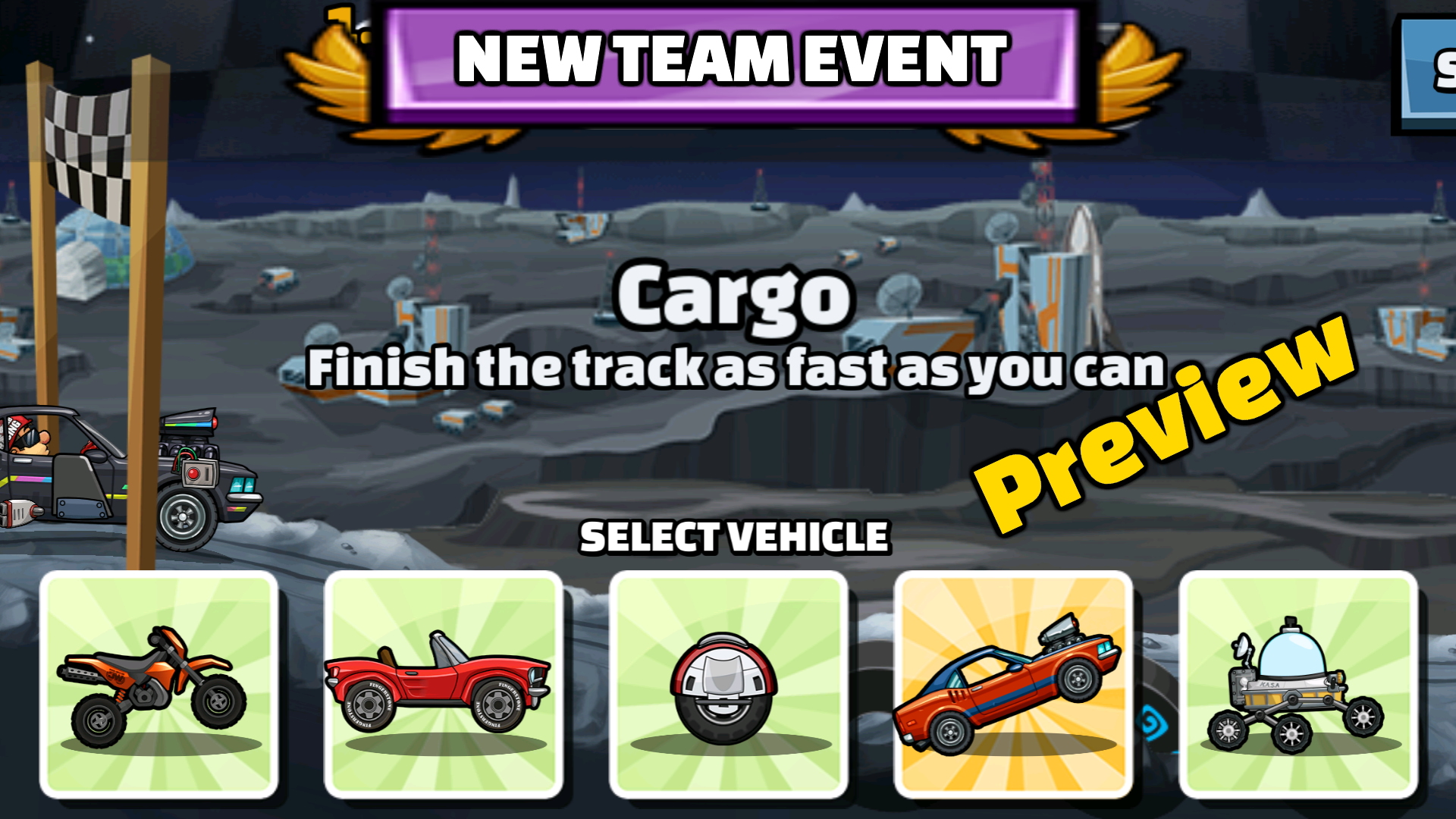 Hill Climb Racing 2 - New Team Event (Space Truckin')