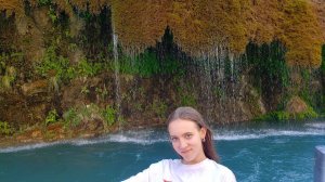Прогулка на катере у водопадов внутри Сулакского каньона в Дагестане