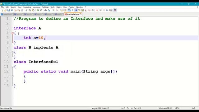 90. Interfaces in Java Program || Pure Abstract Classes in Java || Skeleton classes in Java
