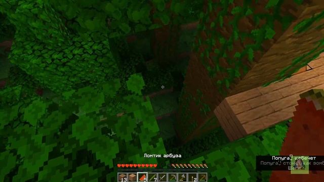 Завёл попугайчика! [MinecraftVanilla LP]#1(Перезалив!)