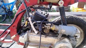 восстановление скутера Honda sky 1983г