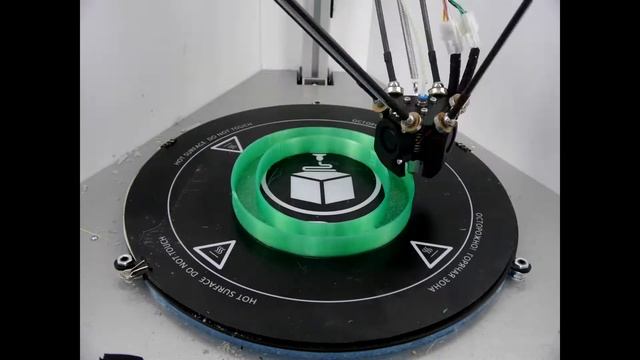 Печать буквы О для наружной рекламы на 3D принтере Prism Home V2
