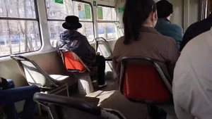 трамвай Самары. Поездка на трамвае Татра Т3Е 1186.