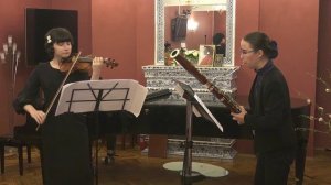 Žilvinas Smalys - Baroque Sketch for violin & bassoon Elizaveta Mosienko Natalia Fominá