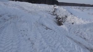 Сено привезли. Покатушки на ДТ. Деревня Окунево зимой.