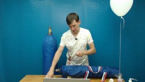 Как надуть воздушный шарик гелием из большого баллона