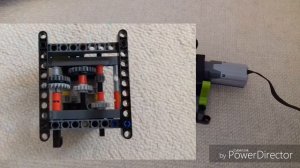 2-х ступенчатая коробка передач из лего | Lego gearbox