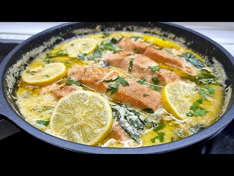 Вкусный и быстрый рецепт рыбы со сливками?