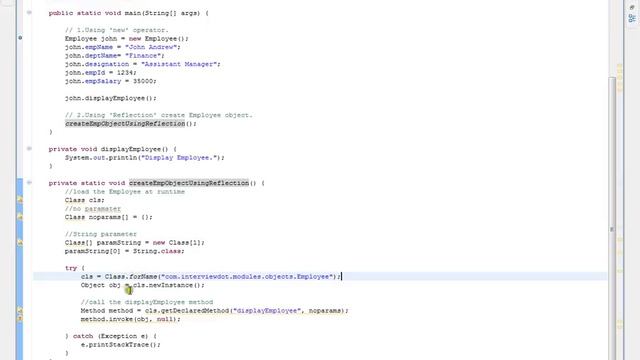 How to create object in Java смотреть онлайн