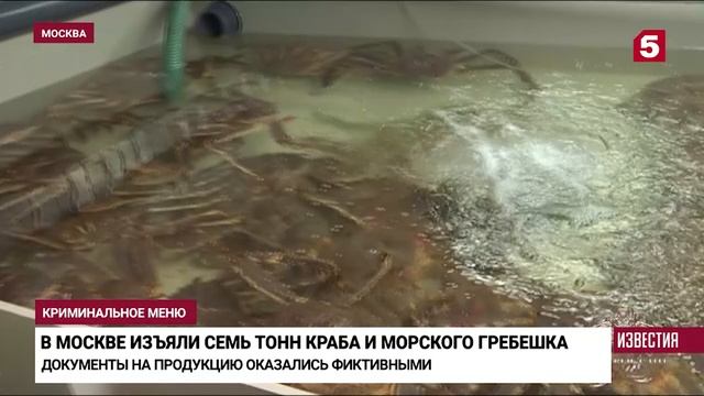 На подпольной ферме в Москве изъяли 7 тонн морских деликатесов