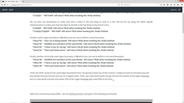 Learn Java Programming - Regex Boundaries Tutorial смотреть онлайн