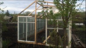 Как я сделал теплицу из старых деревянных окон своими руками