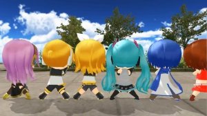 [MMD]Popipo Miku, Rin, Len, Luka, Kaito y Meiko