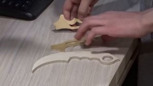 Как сделать Керамбит из дерева? CS:GO