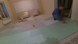 укладка ламината по тёплому полу 1 часть