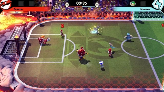 Обзор Mario Strikers Battle League Football / Аркадный футбол в мире Nintendo смотреть онлайн