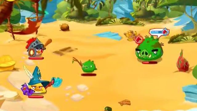 Angry Birds Epic - South Beach Level 4 3 Star Walkthrough Gameplay смотреть онлайн