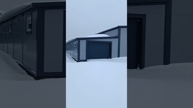 Ангар 20*30 с двумя пристройками..