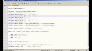 Demo Penggunaan Class PHPExcel