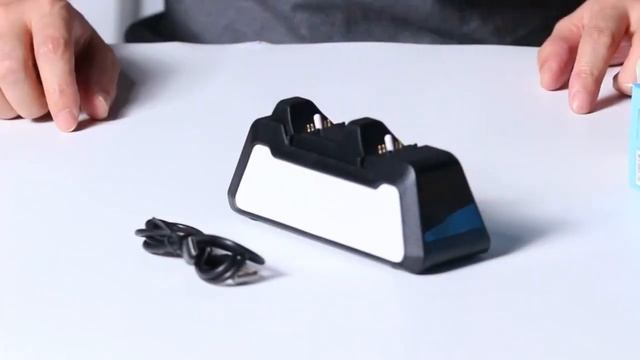 Зарядная станция для Sony PlayStation PS5 для двух контроллеров DualSense смотреть онлайн