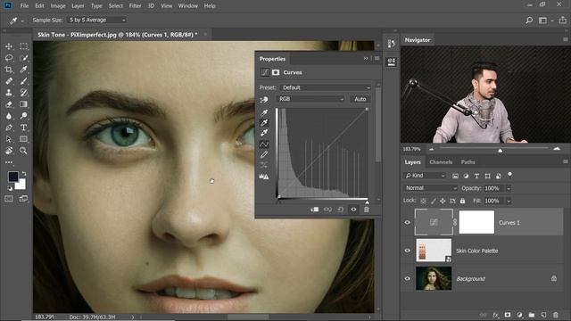 Fix Skin Tones with One Button in Photoshop! смотреть онлайн