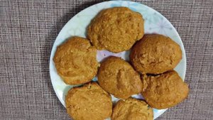 Овсяное печенье на кефире с кунжутом