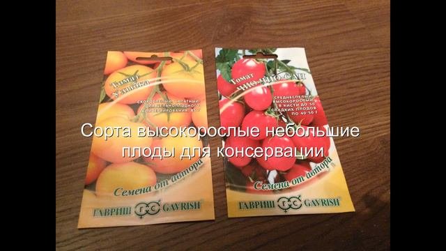 Выбираем сорта томатов