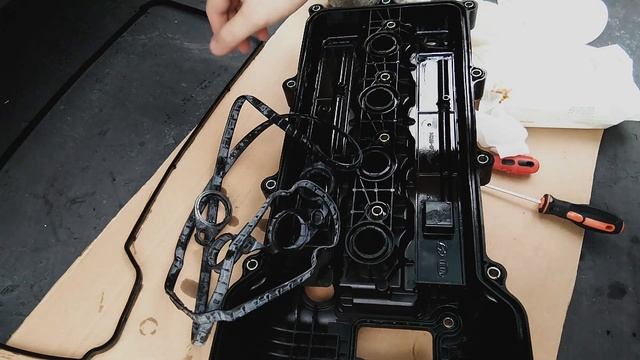 Kia K3 : Replacing top valve cover gasket / rocker gasket for forte/Cerato 2014 #kiacerato #forte смотреть онлайн