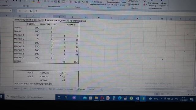 Нутрии в сарае Расчет зерна смотреть онлайн