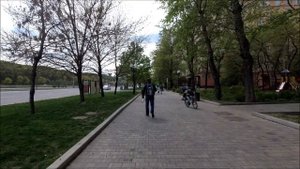 Москва. Прогулка по Фрунзенской набережной (Frunzenskaya Embankment) 04.05.2019