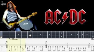 AC/DC - Girls Got Rhythm (Bass Tabs) By @ChamisBass